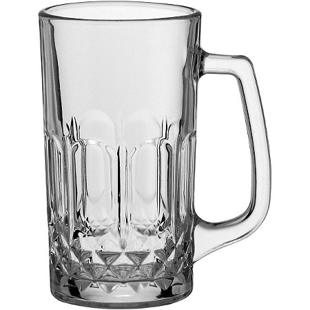 Caneca Para Chopp Cerveja Zero Grau Vidro Resistente 550ml