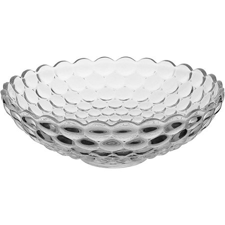 Centro de Mesa De Cristal Decorativo Mesa Posta 10x30x30cm