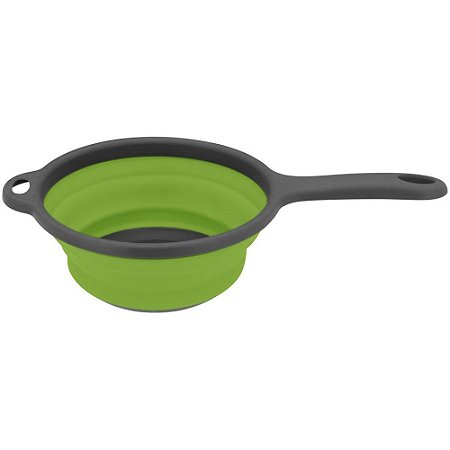 Escorredor Retrátil De Silicone Para Alimentos Verde 32cm