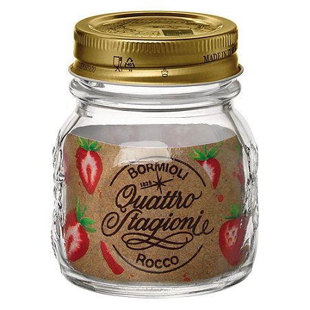 Pote De Vidro Organizador Quattro Stagioni Hermético 150ml