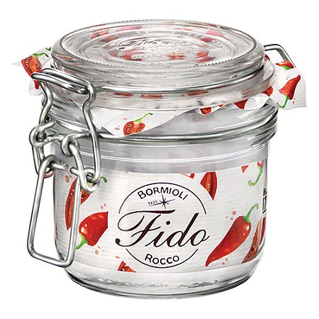 Pote De Vidro Italiano Hermético Fido 200ml Bormioli Rocco