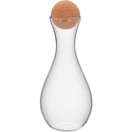 Pote De Vidro Com Tampa Cortiça Para Mantimentos 950ml 25cm