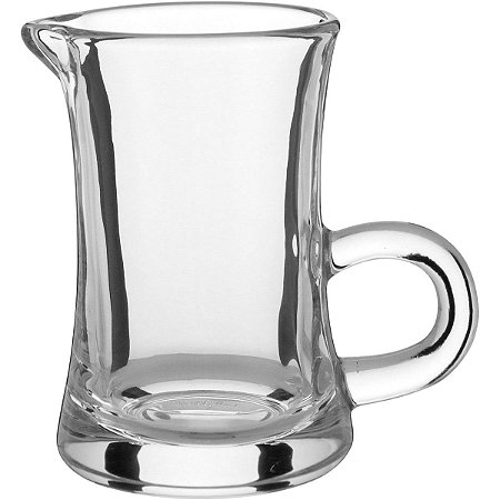 Mini Jarra De Vidro Para Molhos Leite E Sucos 100ml Com Alça