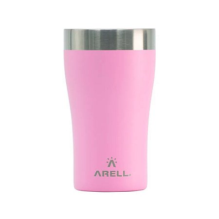 Copo Térmico Inox Arell Cerveja P/ Bebidas Sweet Pink 500 Ml