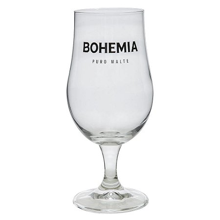 Taça de Vidro Para Cerveja Chopp Bohemia Puro Malte 380ml