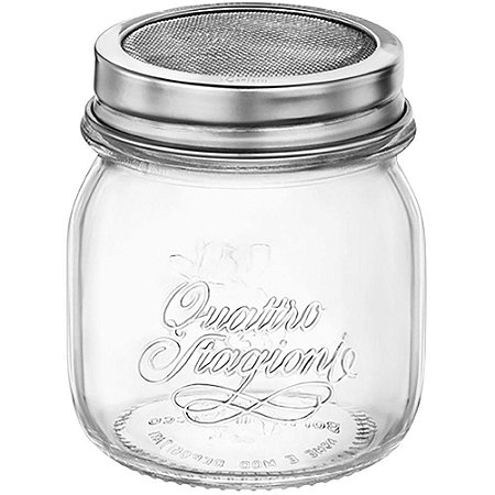 Pote açucar Polvilhador Bormioli Rocco Transparente 250Ml