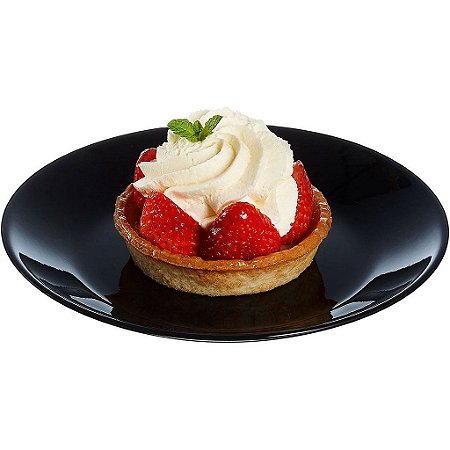 Kit 6 Pratos Para Sobremesa de Vidro Temperado Arcopal Zelie