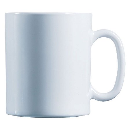 Caneca de Vidro Temperado Luminarc Evolution Branco 320ml