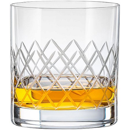 Conjunto com 4 Copos Para Uísque Bohemia de Cristal 280ml