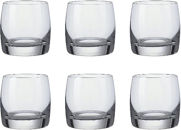 Conjunto de Copos Licor Bohemia Ideal de Cristal 6Pçs 60ml