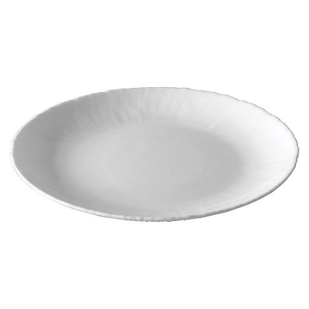 Prato Coconut de Sobremesa Vidro Temp Branco Bormioli Rocco