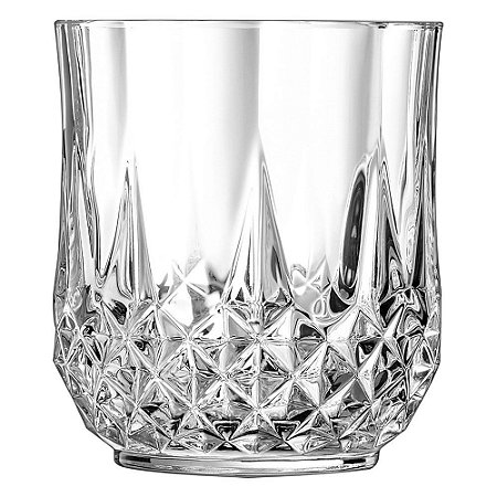 Jogo com 6 Copos para Uísque de Cristal Modelo Luxo 320ml