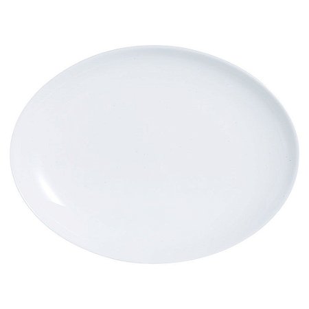 Prato para Servir Vidro Temp Oval Luminarc Diwali Branco