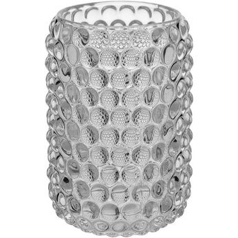 Castiçal de Vidro Transparente Para Velas Enfeite Casa 12cm