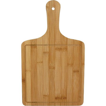 Tábua Para Carne Churrasco Com Cabo P/ Casa Cozinha 40x24cm