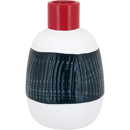 Vaso De Cerâmica Decorativo Para Enfeite Casa Sala Ou Jardim