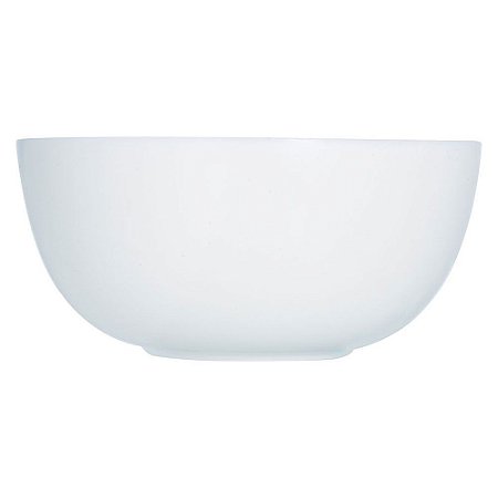 Saladeira de Vidro Diwali Design Francês Luxo Branco 2 Litro