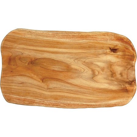 Tábua Wood Para Servir Churrasco Petiscos E Carne 42x30cm