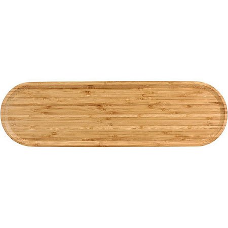 Tábua de Bambu Natural Para Servir Churrascos Picanha 55x16