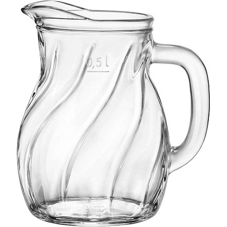 Jarra Bistrot Bormioli Rocco 500ml em Vidro Transparente