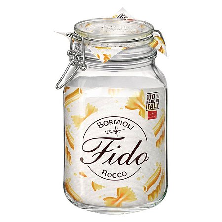 Pote Fido Hermético Bormioli Rocco Transparente P/ Conservas