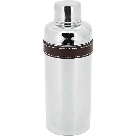 Coqueteleira em Inox Prateado Barker 500ml Home&Co Drinks