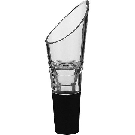 Aerador Para Vinho Pourer de Acrilico Transparente 10x3x3cm