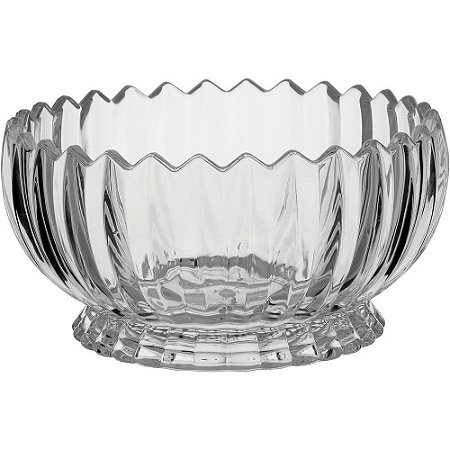 Fruteira Centro de Mesa Genova em Cristal Eco Transparente