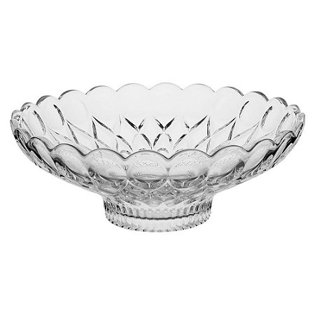Fruteira Centro de Mesa Angelica Cristal Eco Transparente