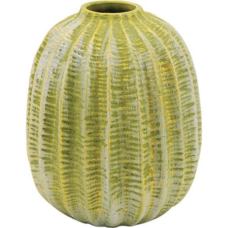 Vaso Home&co Albero Decorativo com Cerâmica Verde Luxo