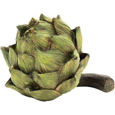 Alcachofra Decorativa Verde Verdor em Resina para Casa Sala