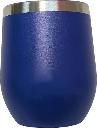 Copo Térmico Inox Azul 355ml Para Cerveja Café Chá Bebidas