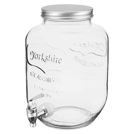 Refresqueira de Vidro Transparente Enjoy YorkShire 4 Litros