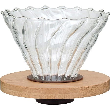 Suporte Filtro Café Kanne Borossilicato Cozinha 10X12X12Cm