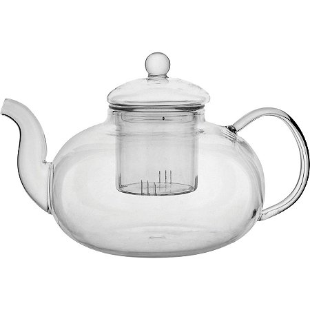 Chaleira Clear Com Infusor Borossilicato 1,2L 17X15X23Cm