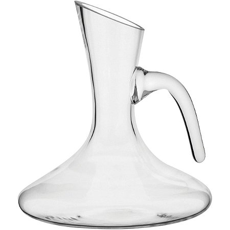 Decanter Para Vinho Merlot de Vidro Aerador 1,2L 22X20cm