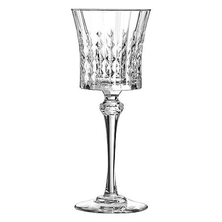 Jogo de Taças Vinho Arc Cda Lady Diamond Cristal 190Ml 6 Pçs