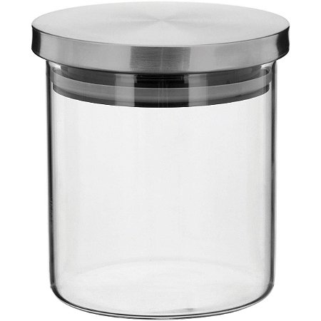 Pote Flavor Com Anel Silicone Borossilicato 700Ml 11X10X10Cm