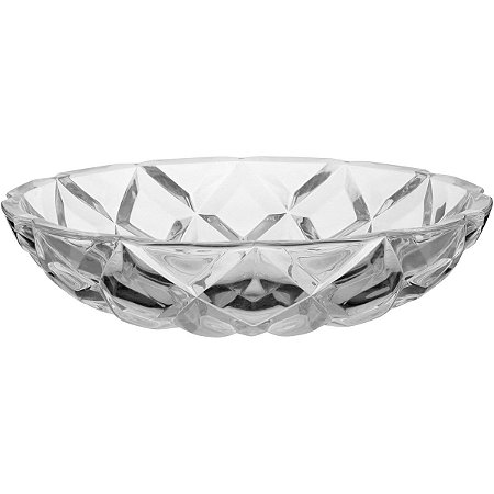Centro De Mesa Andres De Cristal 8X32X32Cm P/ Mesa Jantar