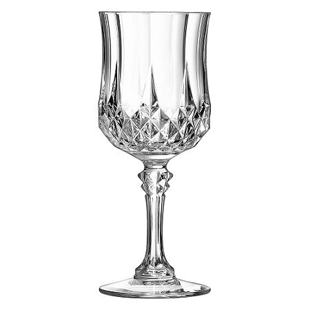 Taça Longchamp Água 18X7X7Cm 250Ml De Cristal Transp 6Pç