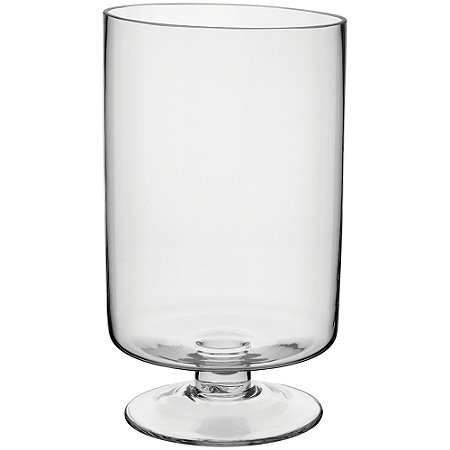 Castiçal Niah De Vidro 30X20X20Cm Porta Velas Candelabro