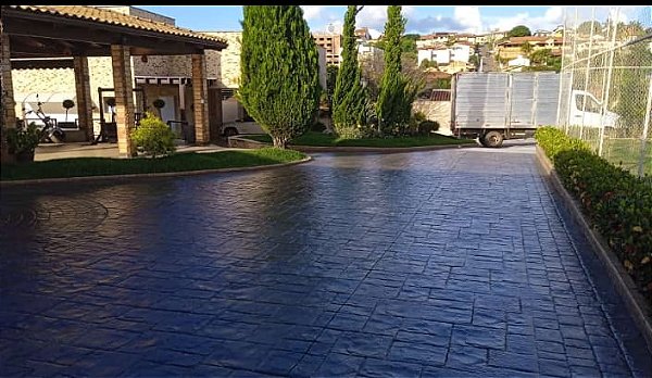 Piso Estampado de Concreto Df - Whatsapp 61-99266-2168