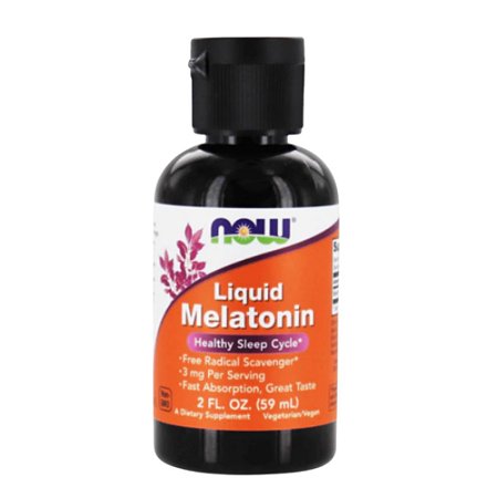 Melatonina líquida 59ml - Now Foods