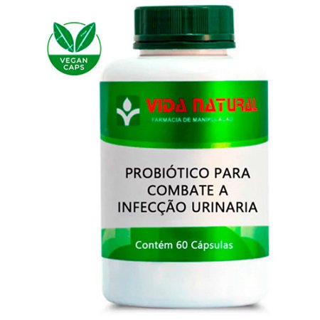 Probiótico para Combate a Infecção Urinaria 60 Cápsulas - Vida Natural