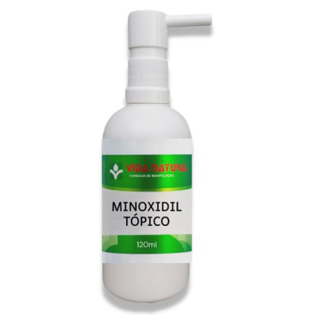 Minoxidil 5% Tópico para Barba 120ml - Vida Natural