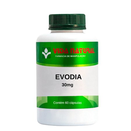 Evodia 30 mg 60 Cápsulas - Vida Natural