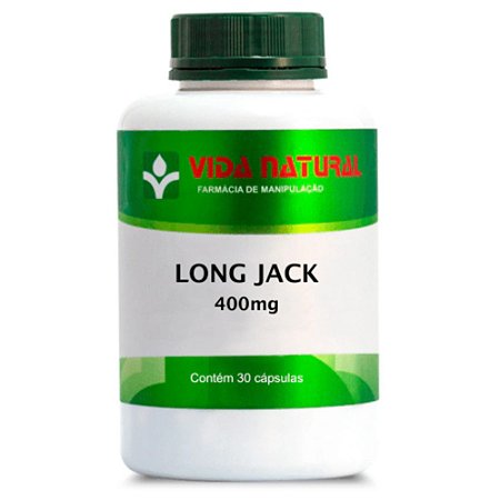 Long Jack 400mg 30 Cápsulas - Vida Natural