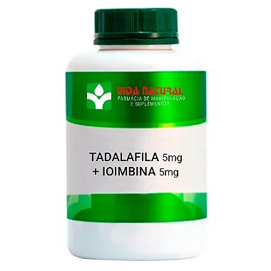 Tadalaf 5mg + Ioimbina 5mg Sublingual- Vida Natural