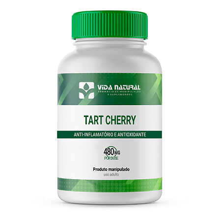 Tart Cherry 480mg - Anti-inflamatório e Antioxidante