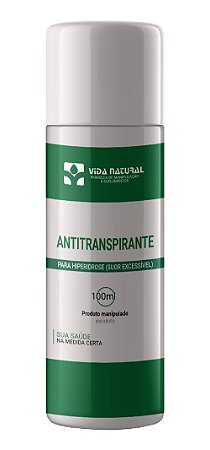 Antitranspirante Spray P/ Hiperidrose (suor Excessivo) 100ml